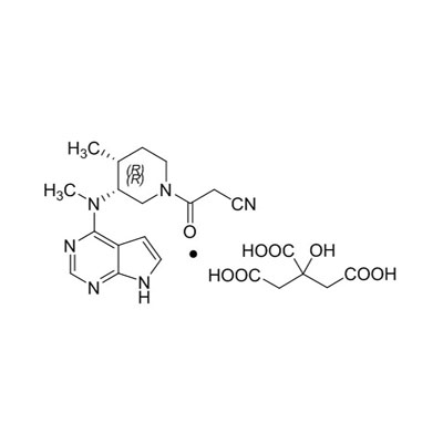 (3R,4R)-4-Methyl-3-(methyl-7H-pyrrolo[2,3-d]pyrimidin-4-ylamino)-b-oxo-1-piperidinepropanenitrile: 2-Hydroxy-1,2,3- propanetrikkarboksilat